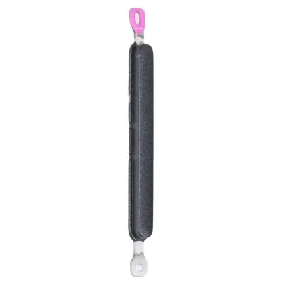 Volume Side Button Outer for Motorola Moto G22 Black - Plastic Key by Sparestream