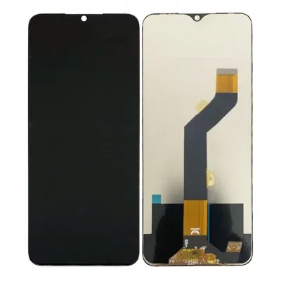 LCD with Touch Screen for Infinix Hot 12i - Black (display glass combo folder) by Sparestream