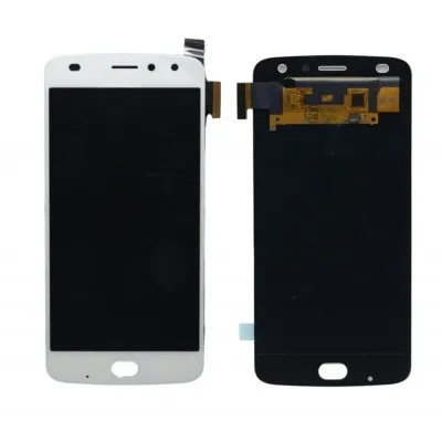 LCD with Touch Screen for Motorola Moto Z2 Play - Grey (display glass combo folder) by Sparestream