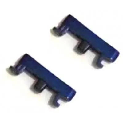 Volume Side Button Outer for Motorola Moto Z2 Play Blue - Plastic Key by Sparestream