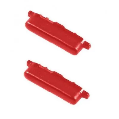 Volume Side Button Outer for Motorola Edge 50 Neo Red - Plastic Key by Sparestream