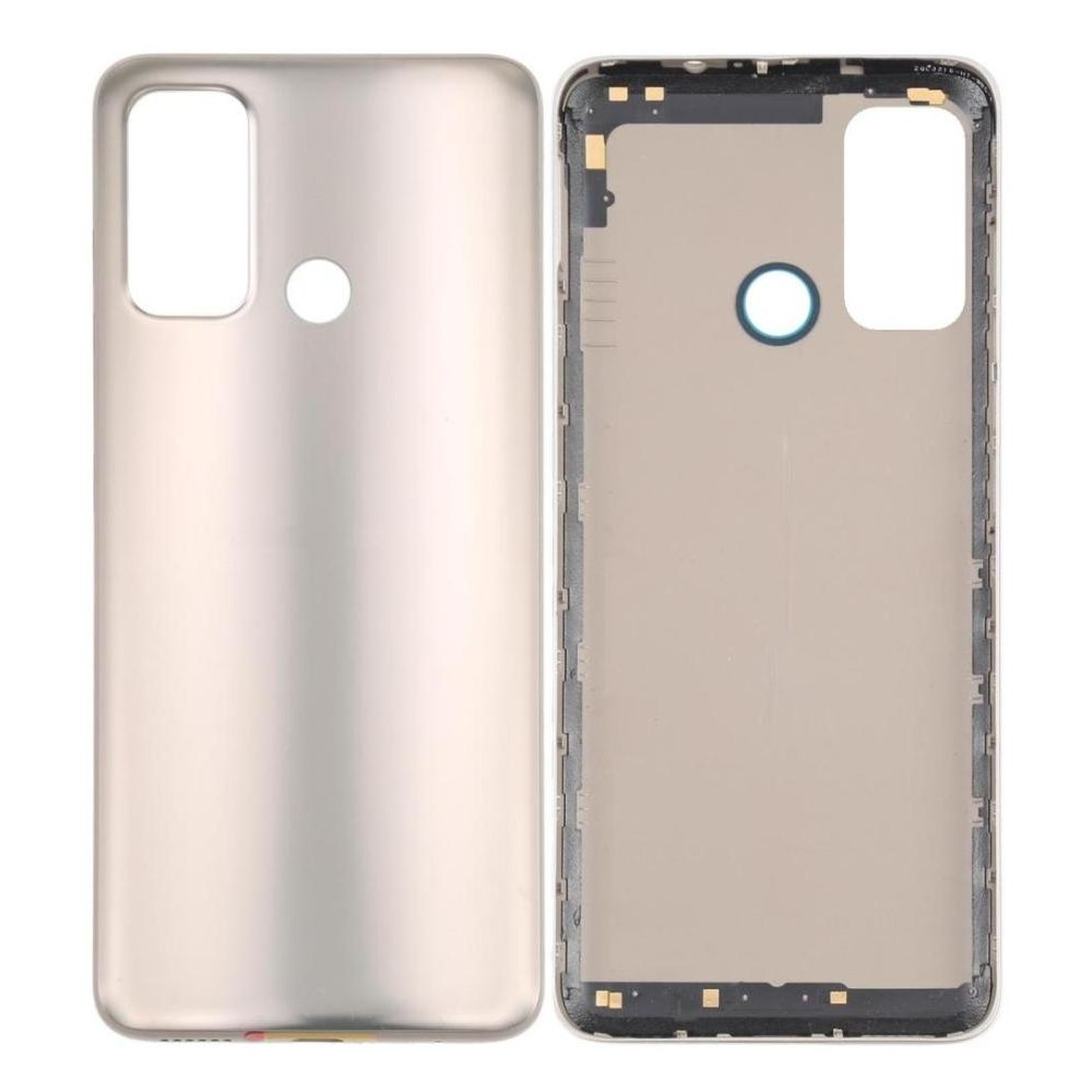 Back Panel Cover for Motorola Moto G60 - White by Sparestream