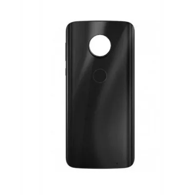 Back Panel Cover for Motorola Moto G6 Plus - Black by Sparestream