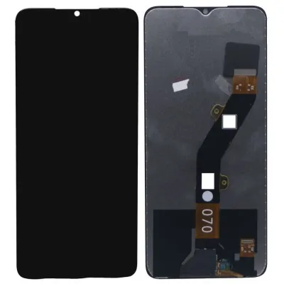 LCD with Touch Screen for Itel P55 5G - Black (display glass combo folder) By Sparestream