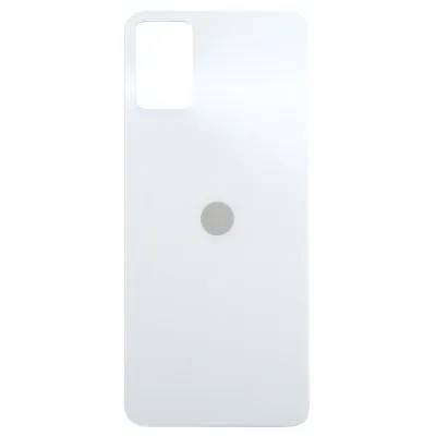 Back Panel Cover for Motorola Moto E22 - White by Sparestream