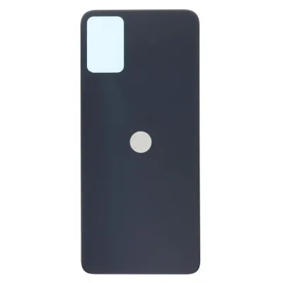 Back Panel Cover for Motorola Moto E22 - Black by Sparestream
