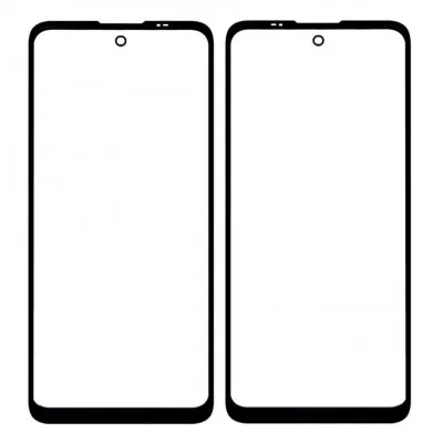 Front Glass for Motorola Moto E40 - Black by Sparestream