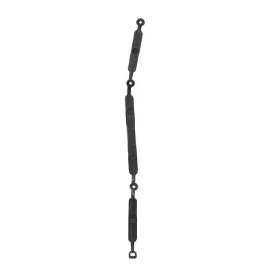 Volume Side Button Outer for Motorola Moto E40 Black - Plastic Key by Sparestream