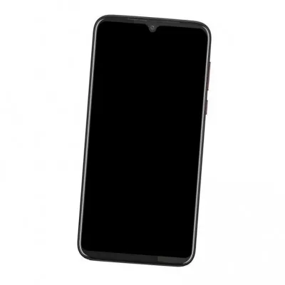 Middle Frame Ring Only for Motorola Moto G8 Plus Black by Sparestream