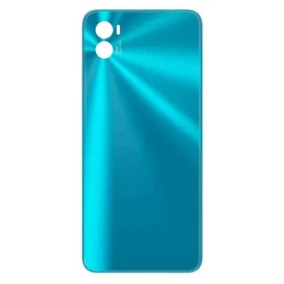 Back Panel Cover for Motorola Moto E32 India - Blue by Sparestream