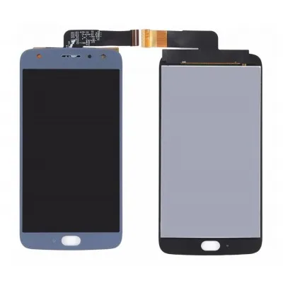 LCD with Touch Screen for Motorola Moto X4 - Blue (display glass combo folder) by Sparestream