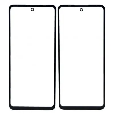 Front Glass for Motorola Moto G51 5G - Black by Sparestream