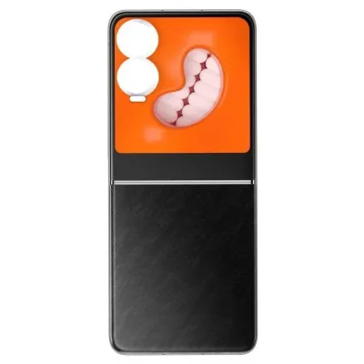 Back Panel Cover for Infinix Zero Flip 5G - Black by Sparestream