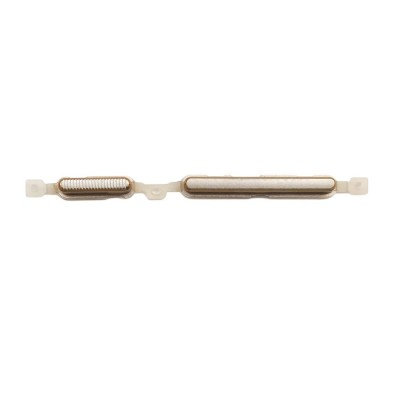 Volume Side Button Outer for Motorola Moto G5S Plus Gold - Plastic Key by Sparestream