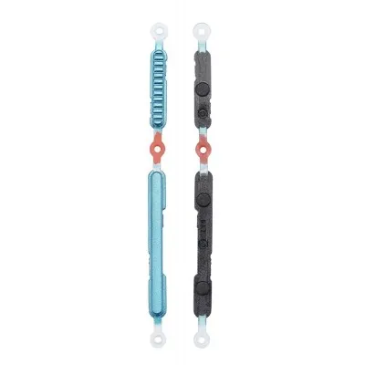 Volume Side Button Outer for Motorola Moto G8 Power Lite Cyan - Plastic Key by Sparestream