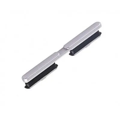 Volume Side Button Outer for Motorola Moto G73 White - Plastic Key by Sparestream