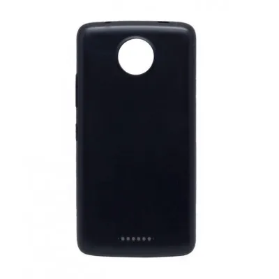 Back Panel Cover for Moto C  Plus - Black by Sparestream