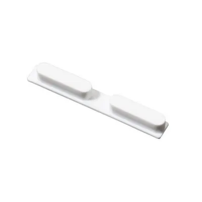 Volume Side Button Outer for Motorola Edge 30 Ultra White - Plastic Key by Sparestream