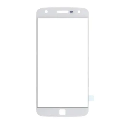 Front Glass for Moto Z Play 32GB - White by Sparestream