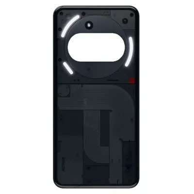 Back Panel Cover for Nothing Phone 3a - Black by Sparestream