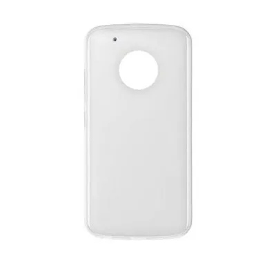 Back Panel Cover for Motorola Moto G5 Plus - White by Sparestream