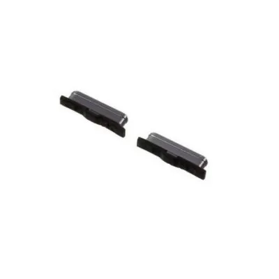 Volume Side Button Outer for Samsung Galaxy A7 2017 Black - Plastic Key by Sparestream