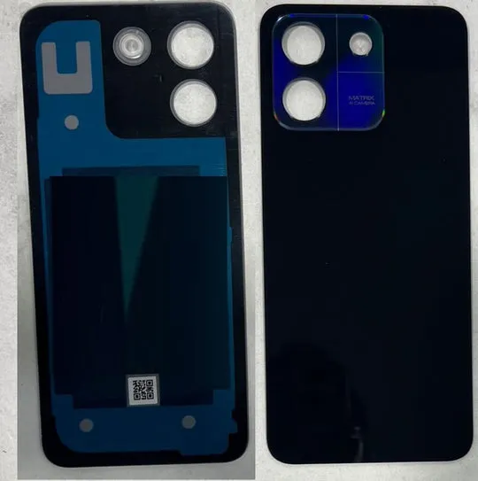 Back Panel Cover for Lava Yuva Star - Black by Sparestream