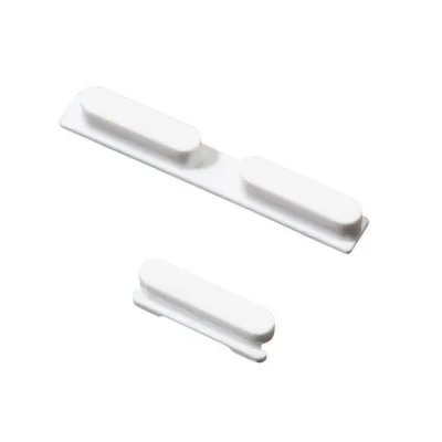 Volume Side Button Outer for Lava Iris X1 Atom White - Plastic Key by Sparestream