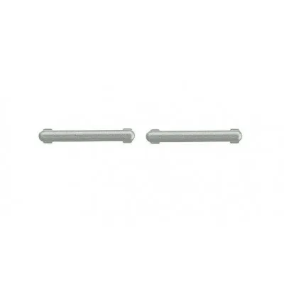 Volume Side Button Outer for Tecno Spark 8C White - Plastic Key by Sparestream