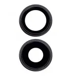 Camera Lens Glass with Frame for Apple iPhone 16 Black by Sparestream