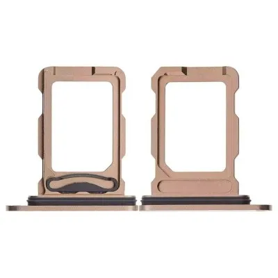 SIM Card Holder Tray for Apple iPhone 16 Pro Gold by Sparestream