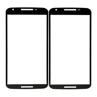 Front Glass for Motorola Nexus 6 - Black by Sparestream