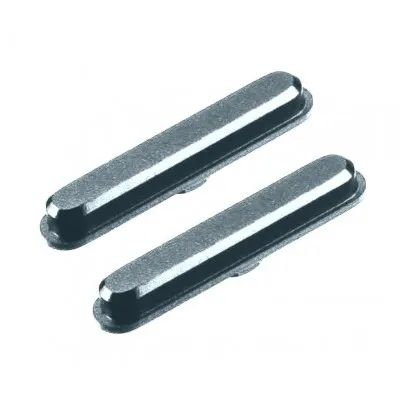 Volume Side Button Outer for Tecno Camon 17 Global CG6 Black - Plastic Key By sparestream