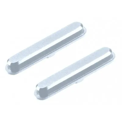 Volume Side Button Outer for Tecno Camon 17 Global CG6 Silver - Plastic Key By sparestream