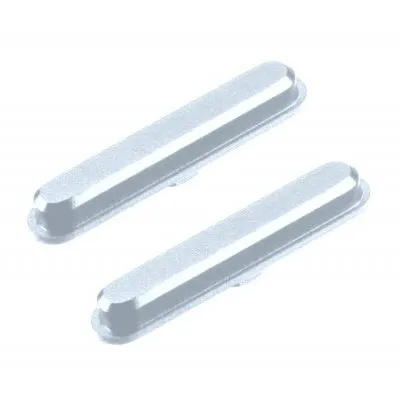 Volume Side Button Outer for Tecno Camon 17 Global CG6 White - Plastic Key By Sparestream