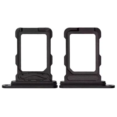 SIM Card Holder Tray for Apple iPhone 16 Pro - Black by Sparestream