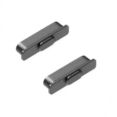 Volume Side Button Outer for Tecno Spark 7 Pro Black - Plastic Key by Sparestream
