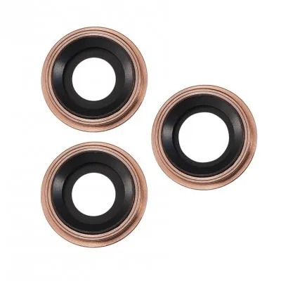 Camera Lens Glass with Frame for Apple iPhone 11 Pro Max Gold By Sparestream