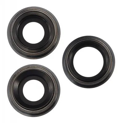 Camera Lens Glass with Frame for Apple iPhone 11 Pro Max Black By Sparestream