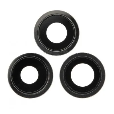 Camera Lens Glass with Frame for Apple iPhone 11 Pro Black By Sparestream