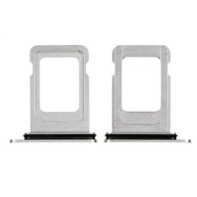 SIM Card Holder Tray for Apple iPhone 11 Pro - Silver By Sparestream