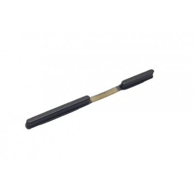 Volume Side Button Outer for Lenovo M10 Plus Black - Plastic Key by Sparestream
