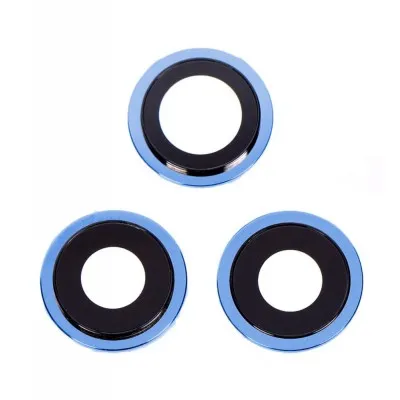 Camera Lens Glass with Frame for Apple iPhone 11 Pro Blue By Sparestream
