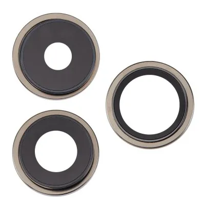 Camera Lens Glass with Frame for Apple iPhone 15 Pro Gold by Sparestream