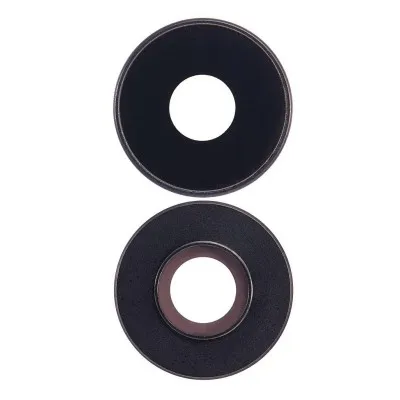 Camera Lens Glass with Frame for Apple iPad Air 2020 Black by Sparestream