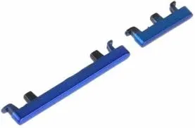 Volume Side Button Outer for Xiaomi Mi 8 Blue - Plastic Key by Sparestream