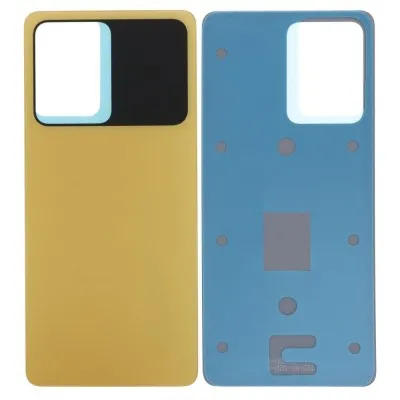 Back Panel Cover for Xiaomi Poco X5 Pro 5G - Yellow by Sparestream