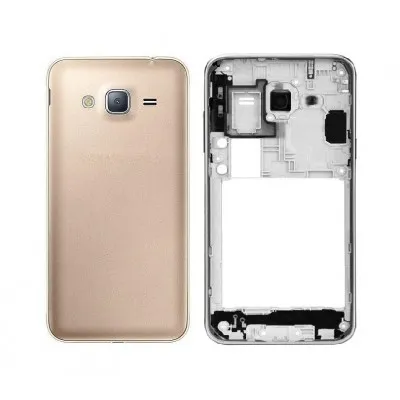 Full Body Housing for Samsung Galaxy J3 2016 - Gold by Sparestream