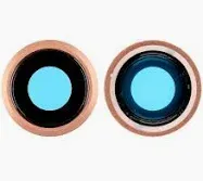 Camera Lens Glass with Frame for Apple iPhone 7 128GB Gold by Sparestream