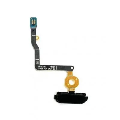 Fingerprint Sensor with Flex Cable for Samsung Galaxy C7 Black by Sparestream